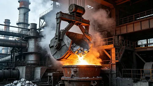 Ferro silicon alloy addition during steel deoxidation in ladle metallurgy furnace