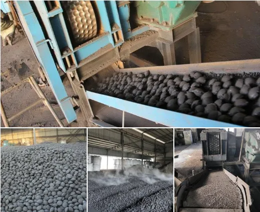 Siliziumbrikett-Produktionslinie im Werk von Bright Alloys - Bright Alloys