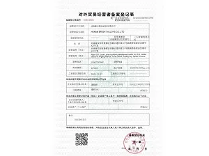 Foreign Trade Operator Filing Registration Form