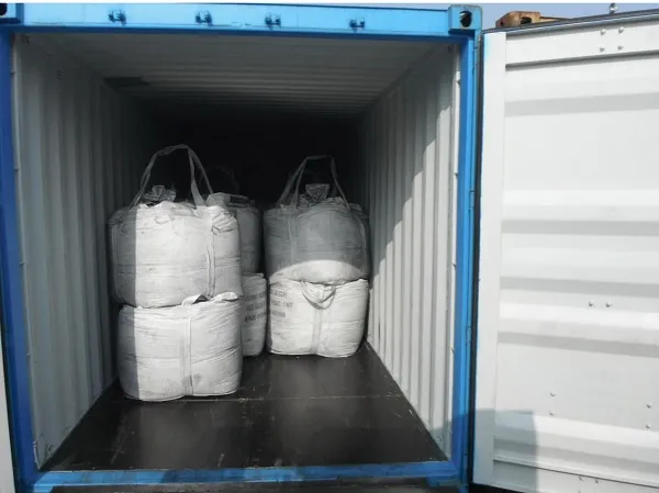 Loading FeSi particle containers