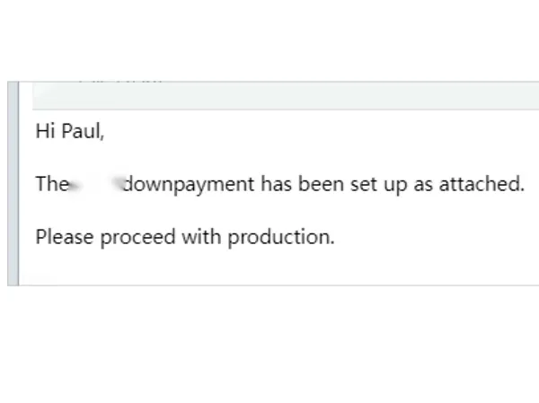 Founder feedback email