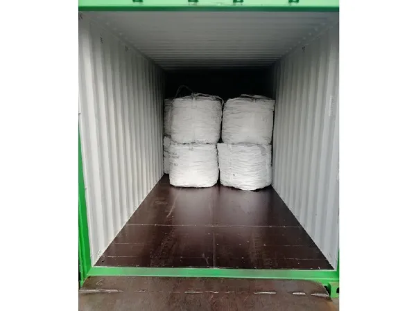 Loading silicon carbon alloy into container