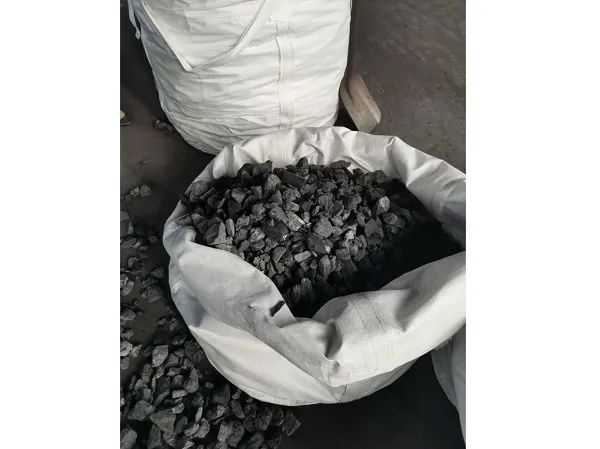 bags opened for sampling hc-silicon alloy