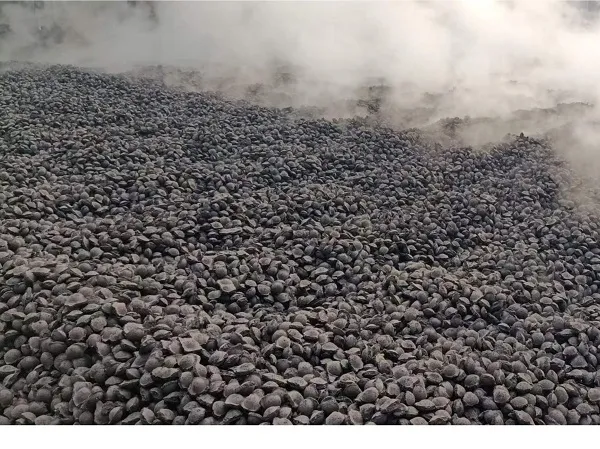 silicon briquette 70% in production at factory