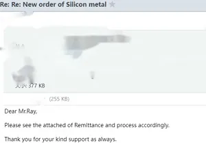 repead order email from trader