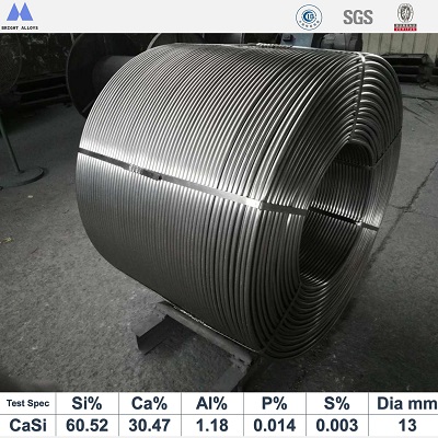 Calcium Silicon cored wire 60/30 manufacturing process – Bright Alloys