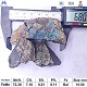 High carbon ferro manganese 70% lump with ruler for size reference and chemical specifications table, top-down view angle 1