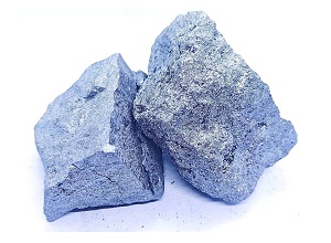 Ferro silicon 75% lump showing metallic luster, surface texture, typical lump shape
