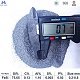 Ferro silicon 75% 0.2-0.8mm particle size overview with ruler for size verification and chemical composition specifications table below